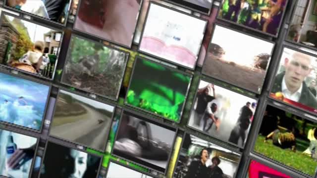 Video wall tv channels