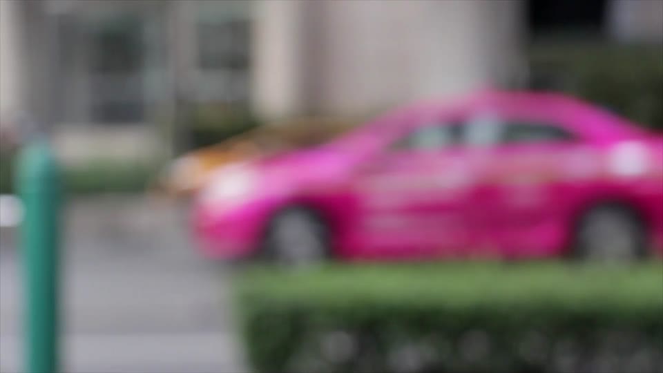 Traffic bokeh blur