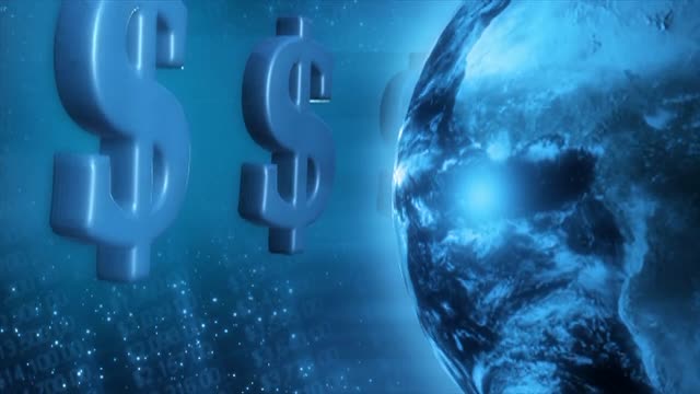 Money dollars blue