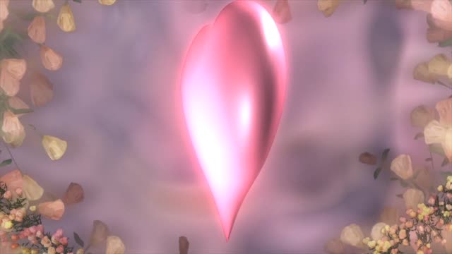 Love heart rotating