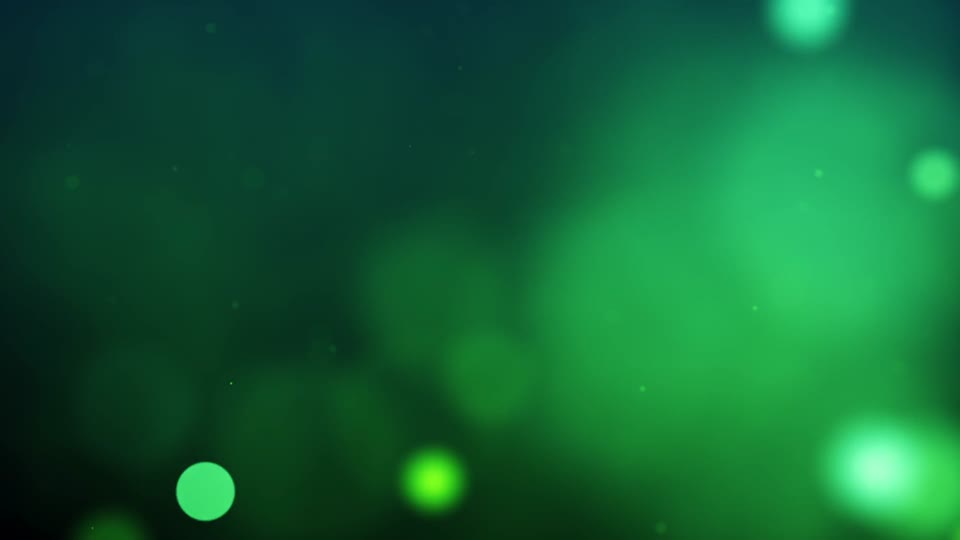 Bokeh green background