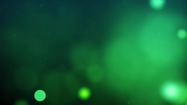 Bokeh green background