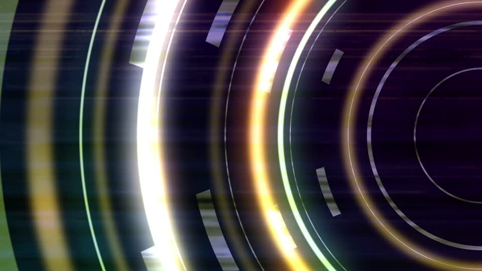 Circles rings rotation