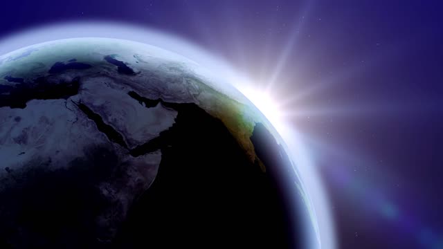 Blue earth world
