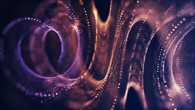 Particle lines abstract