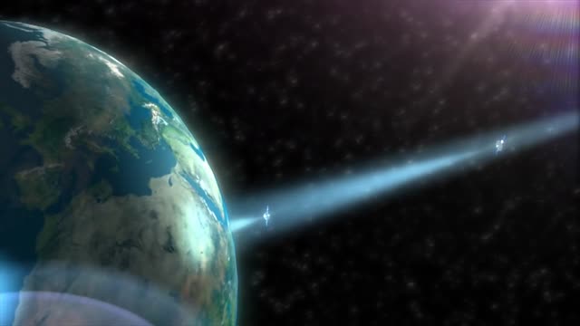 Satellite space orbit