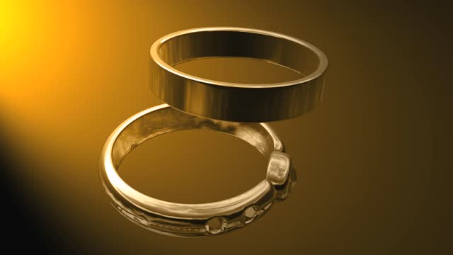 Wedding rings jewelry gold