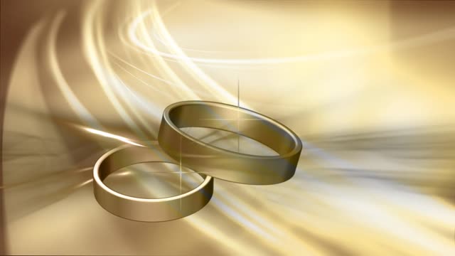 Wedding rings romance marriage