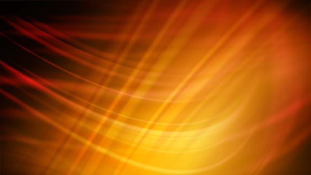 Waves lights orange