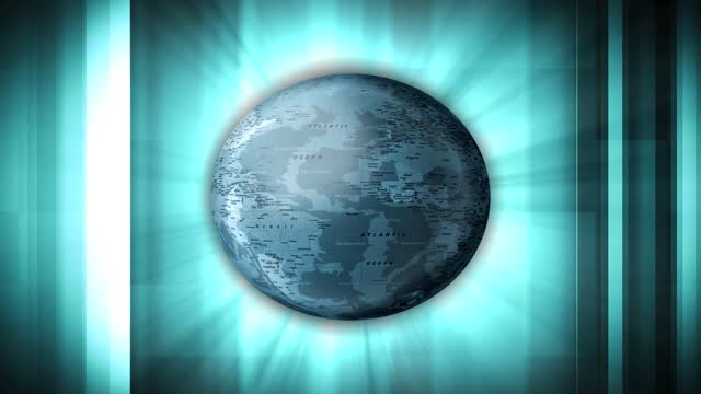 World blue earth