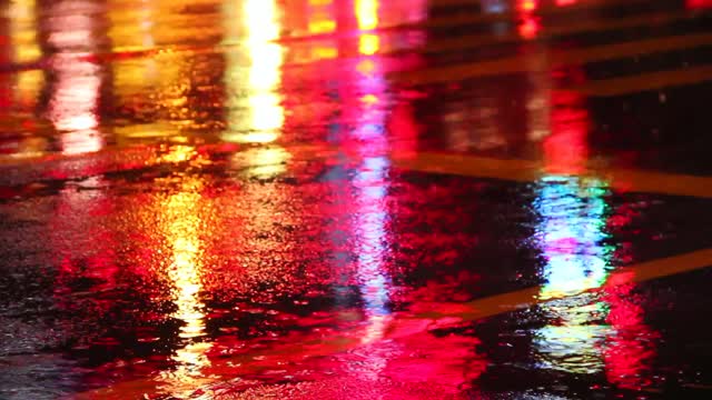 Rainy day rain night