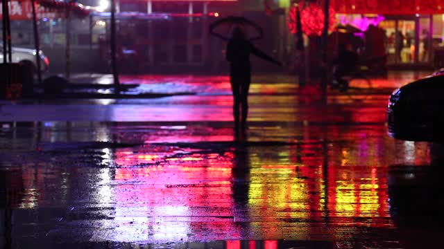 Rainy day rain night