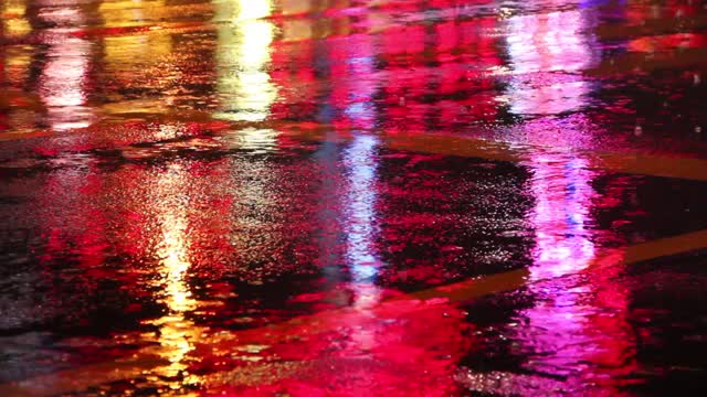 Rainy day rain night
