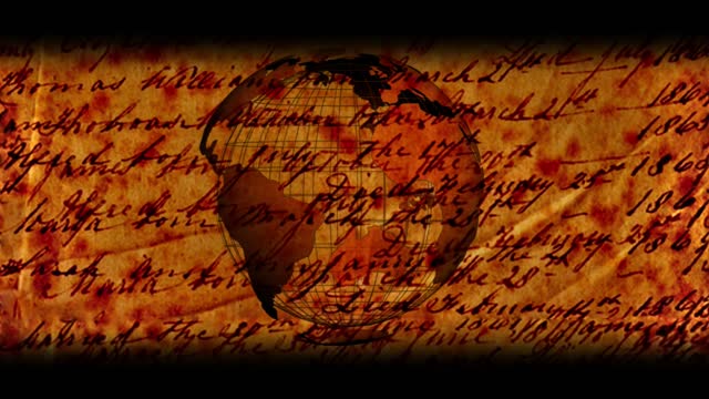 Earth globe map