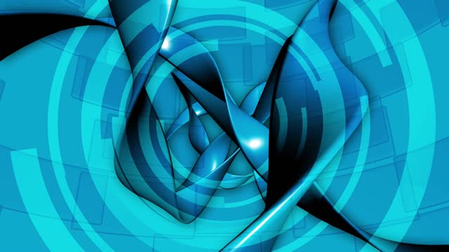 Abstract blue animation