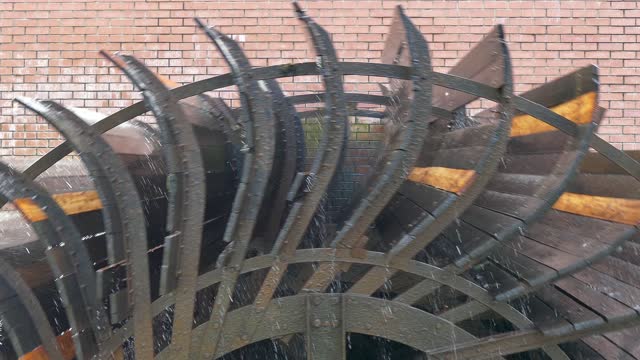 Water wheel mill hydropower