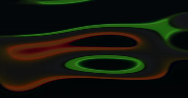 Oil film wave motion light reflection