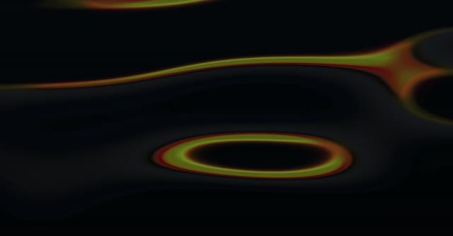 Oil film wave motion light reflection