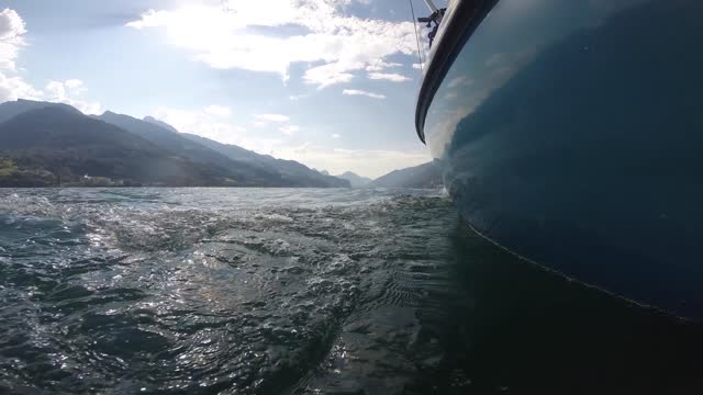 Sail ship trip