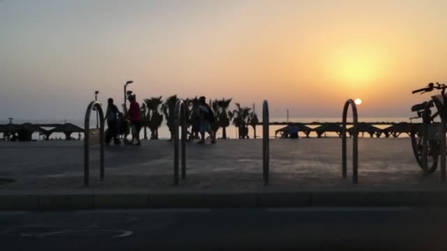 Seafront boardwalk sea