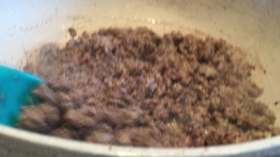 Ground beef pasta spaghetti