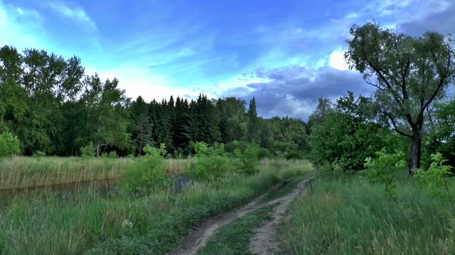 Summer clouds nature