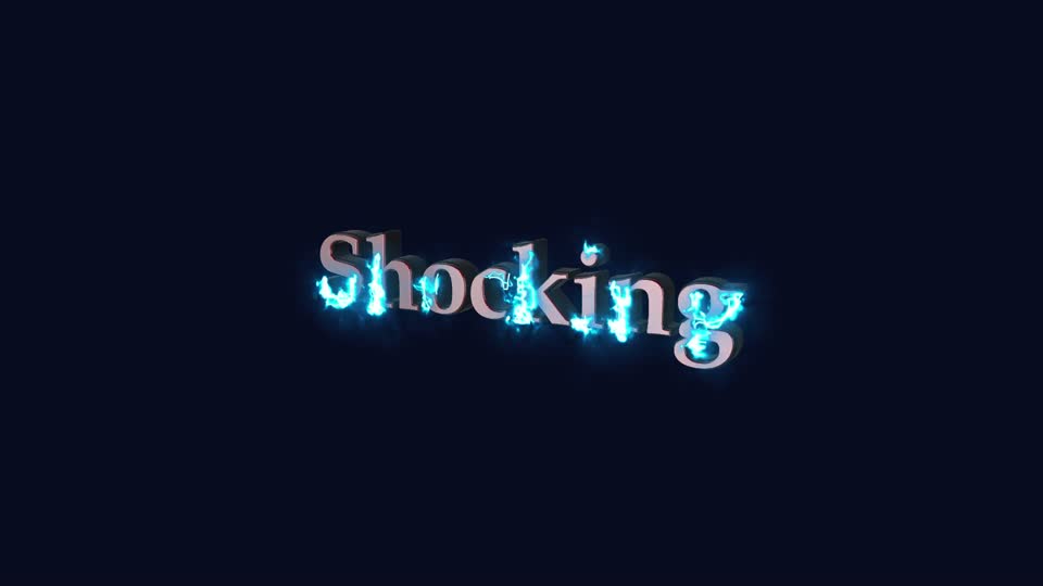 Shocking outline shock lightning bolt