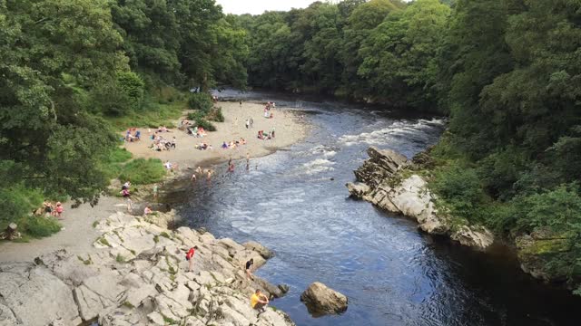 River beach water