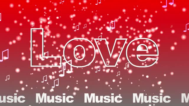 Love music red