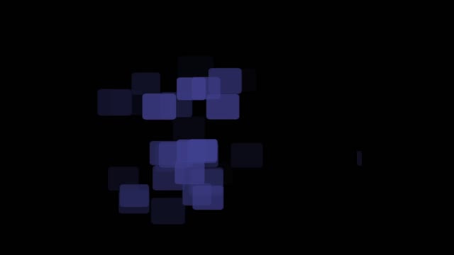 Graphic rectangles move