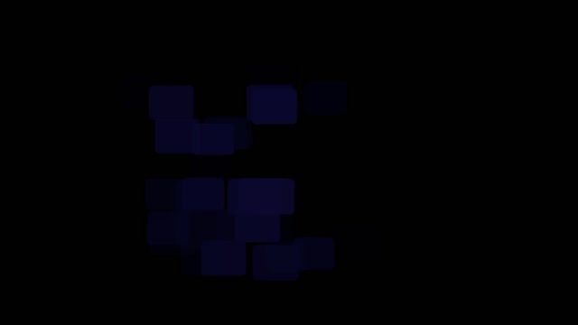 Graphic rectangles move
