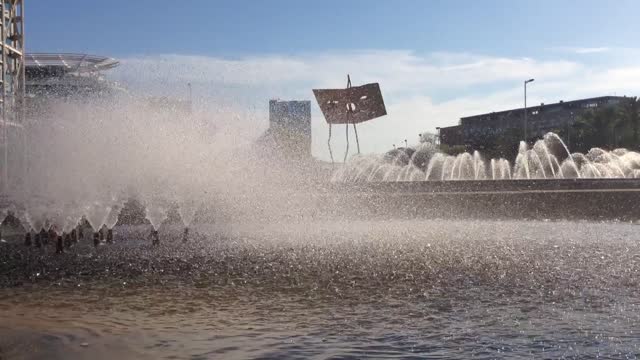 Water fountain park