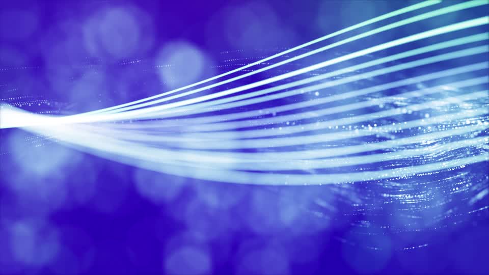 Lines blue abstract