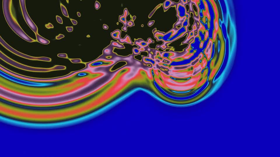 Whirl abstract multicoloured