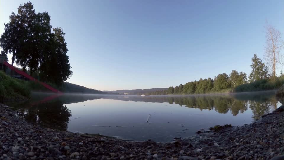Illmensee lake quarry pond