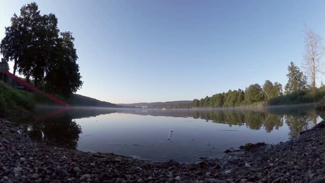 Illmensee lake quarry pond