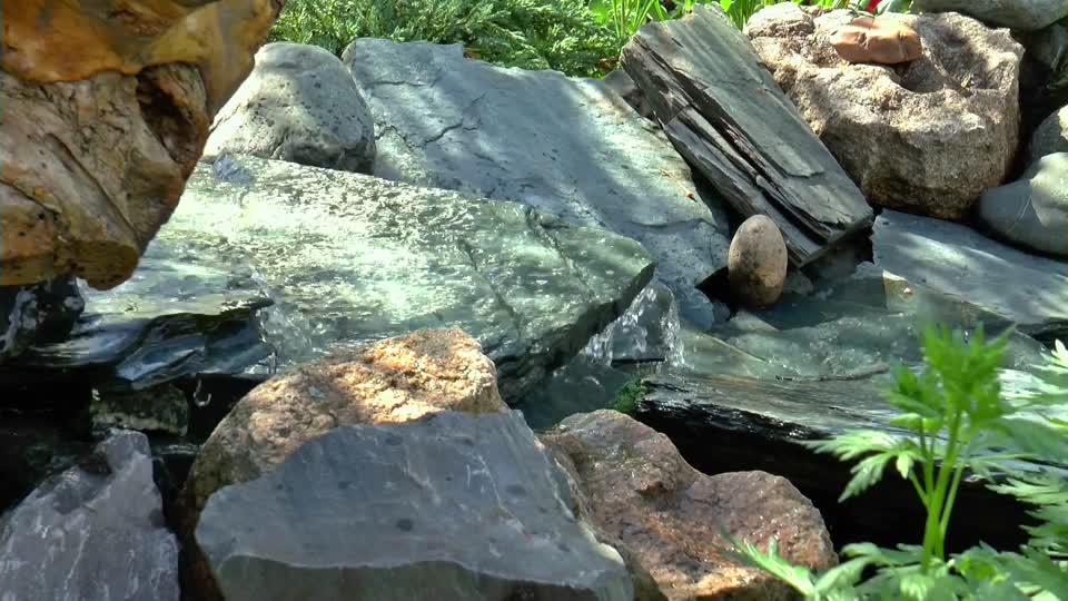 Stream stones water