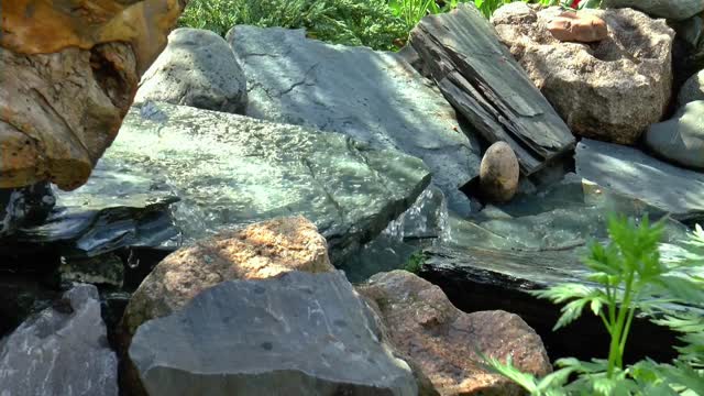 Stream stones water