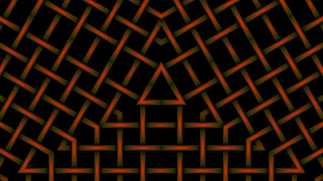 Triangles braid template