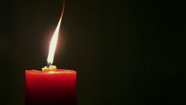 Candle fire flicker