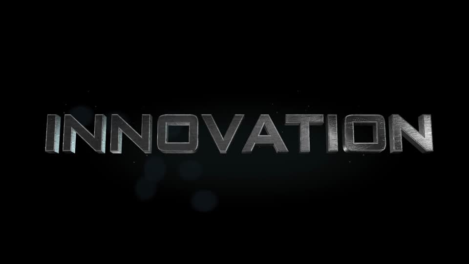 Innovation opening credits text