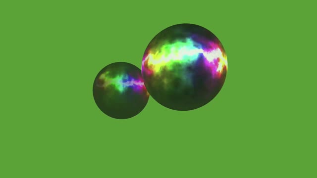 Balls electrical discharge orbit