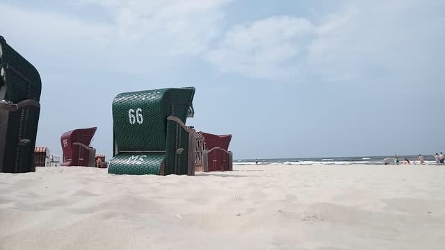 Beach sea water