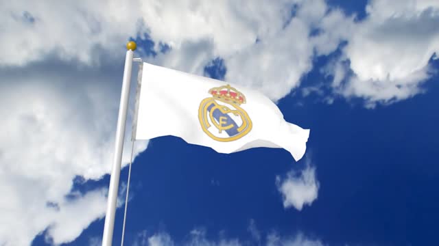 Flag spain real madrid