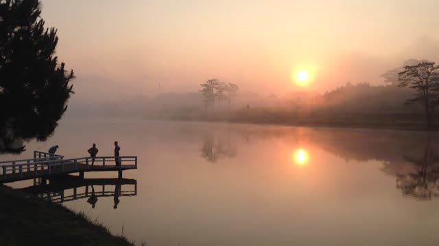 Dalat vietnam sunrise