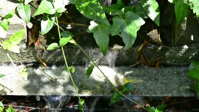 Water waterfall garden fountain