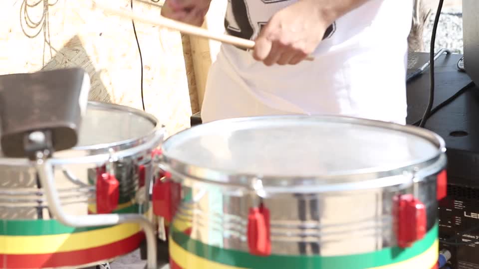 Percussion music drums