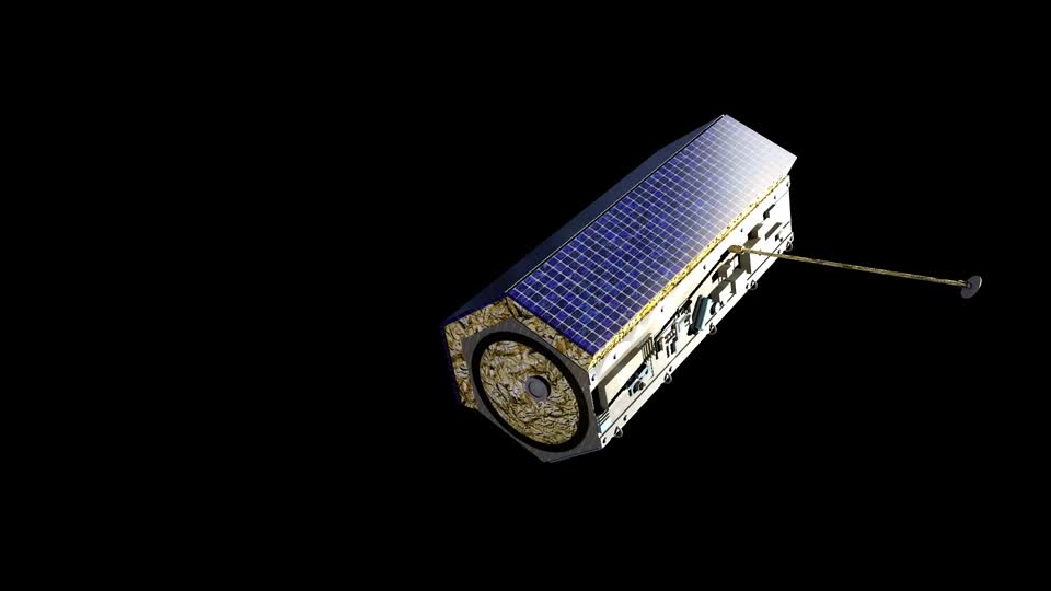 Satellite orbit solar panels