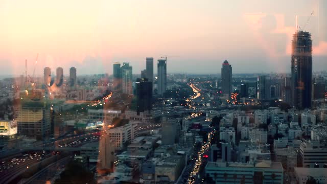 City metropole downtown