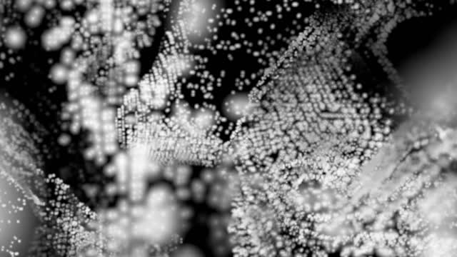 Particles abstract background